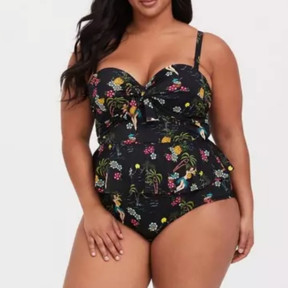 torrid Other - Torrid Hula Girl Tankini Top 2F